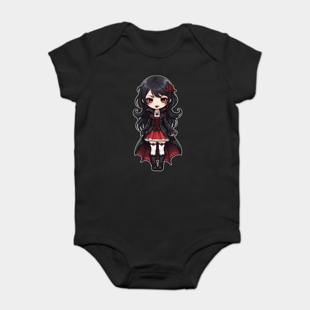Vampire Girl 1 Baby Bodysuit by Grave Digs